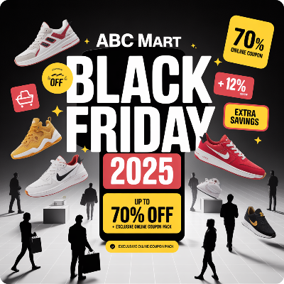  2025 ABC마트 블랙 프라이데이(블랙 ABC 데이) 이미지 