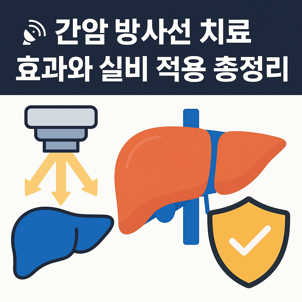 간암 방사선 치료 효과와 부작용, 실비 적용 여부까지