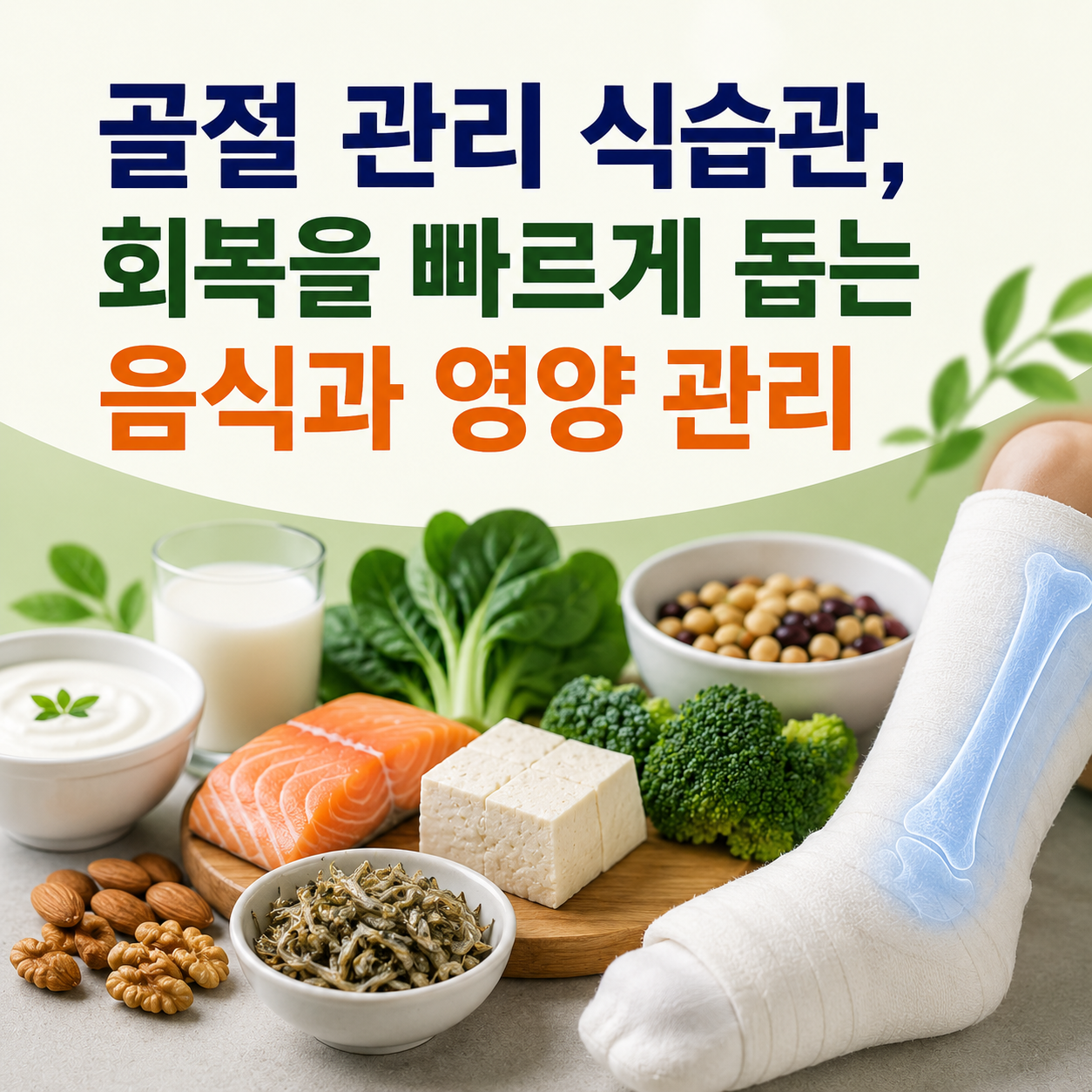 골절 관리 식습관