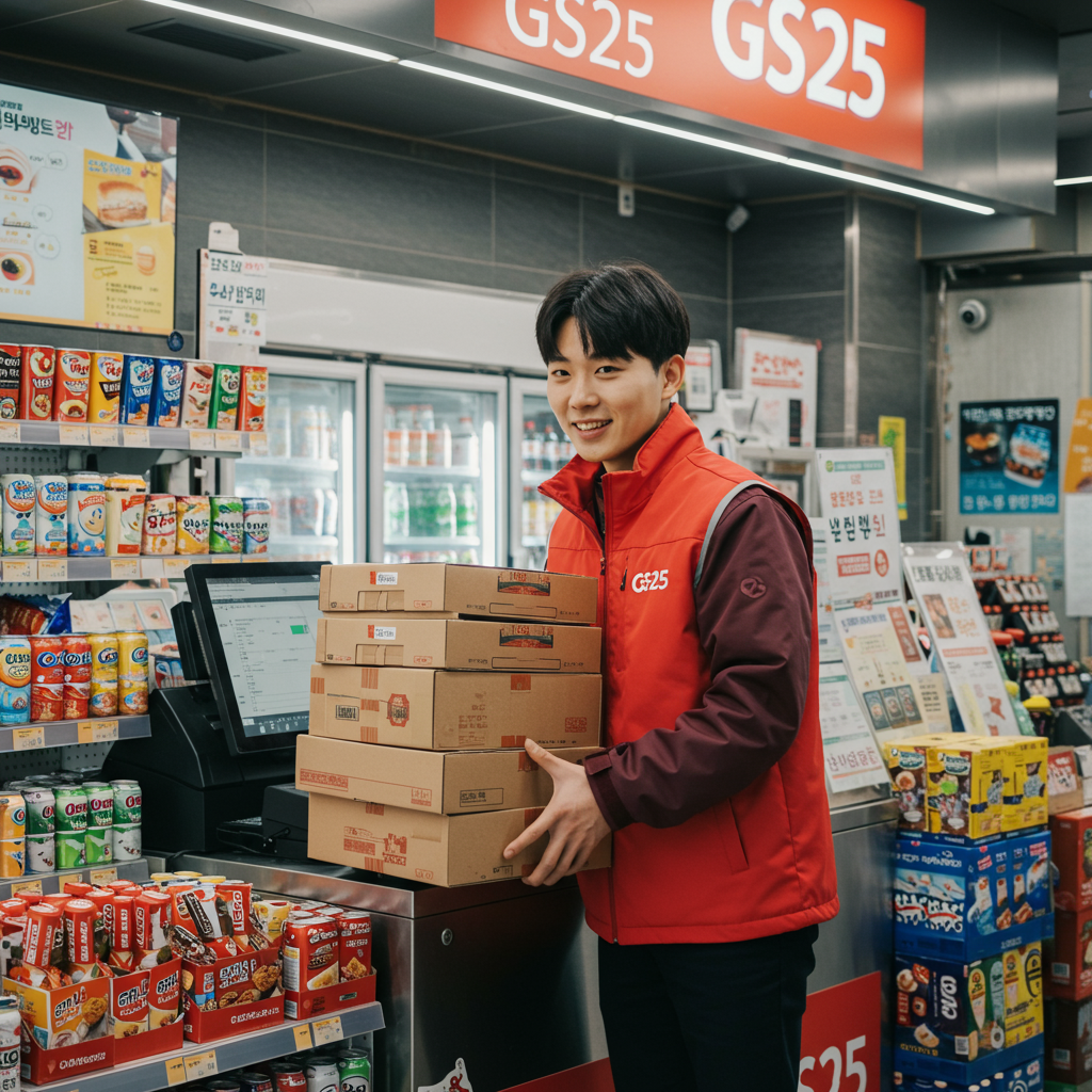 GS25 반값택배 가격 이용요금 절차 방법