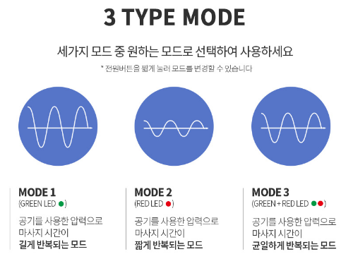 3가지 모드로 작동