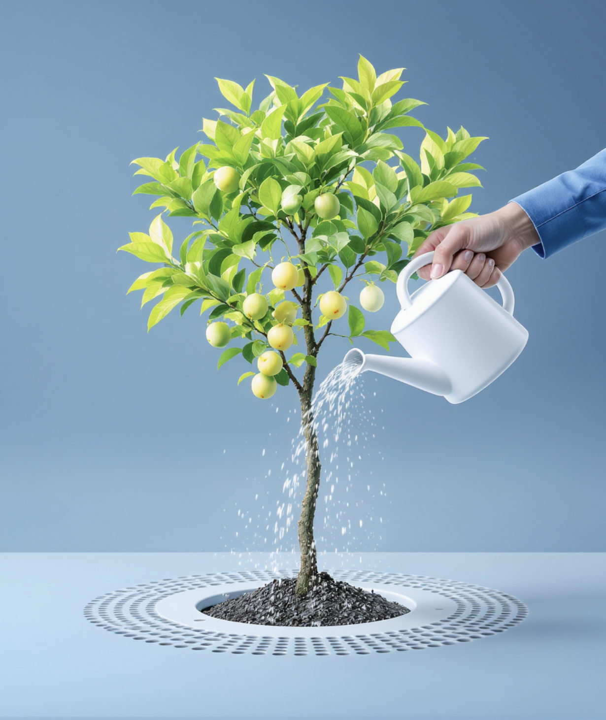 심고 난 후&amp;#44; 첫 물주기