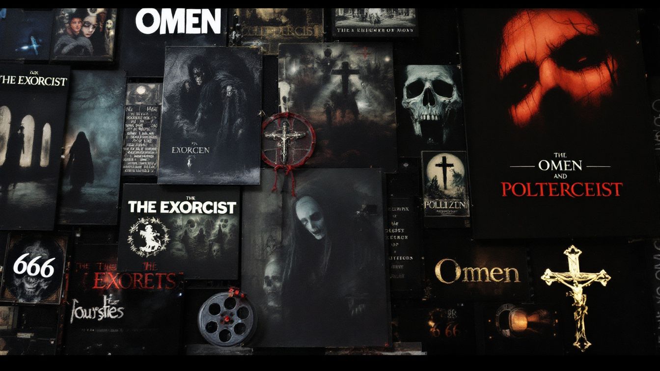 엑소시스트&middot;오멘&middot;폴터가이스트 이미지를 AI로 만든 이미지