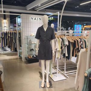 나인 롤업 4부 쇼츠 점프수트 OP-5475