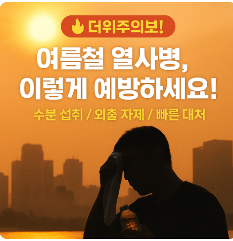 열사병' 예방 수칙 5가지