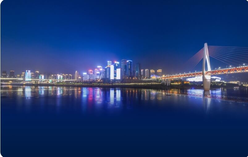 도시 대교 야경