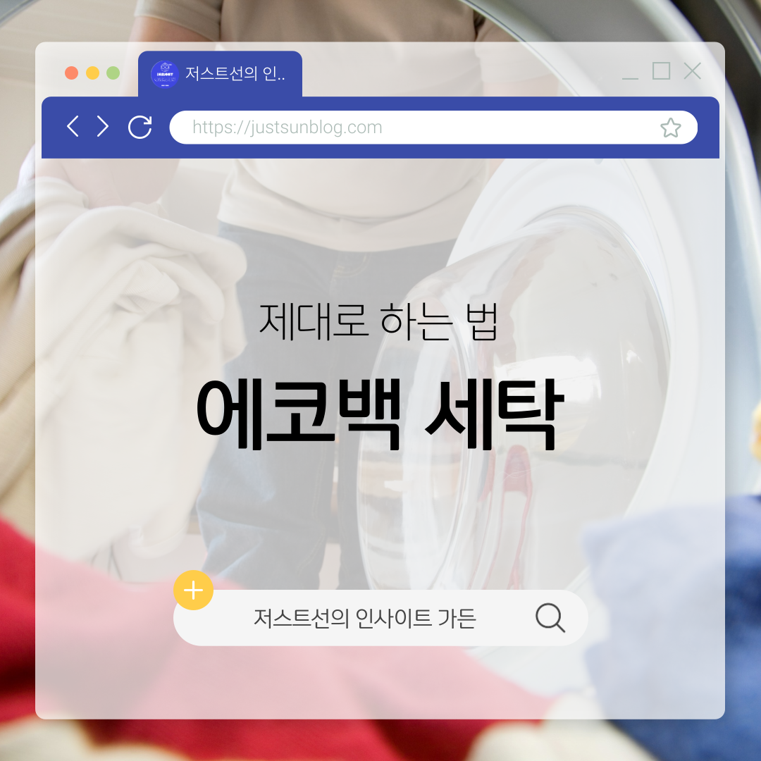 에코백세탁하는법