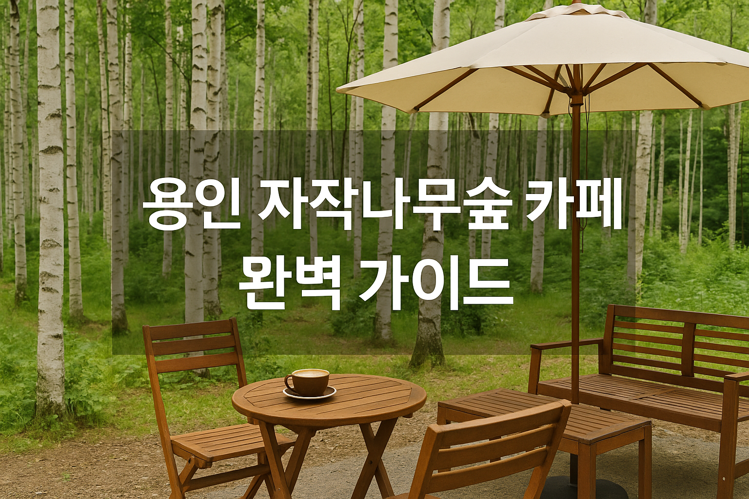 용인 자작나무숲 카페