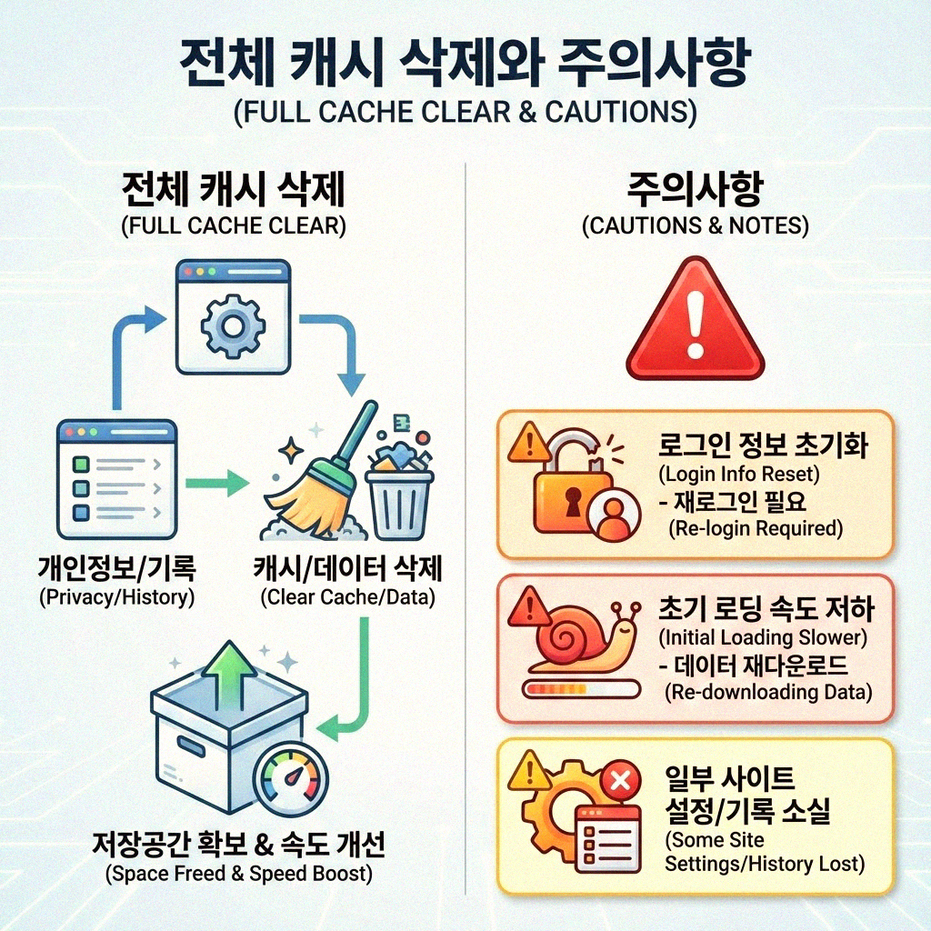 크롬 특정 사이트만 느릴 때 해결하는 간단한 캐시 초기화 방법
