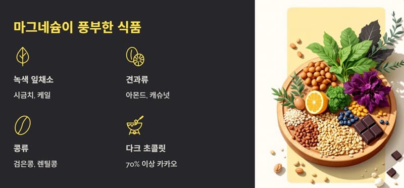 마그네슘이 풍부한 식품