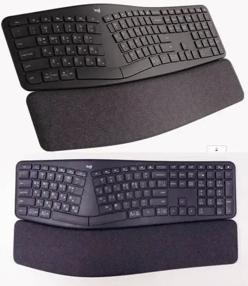 로지텍-인체공학키보드-디자인