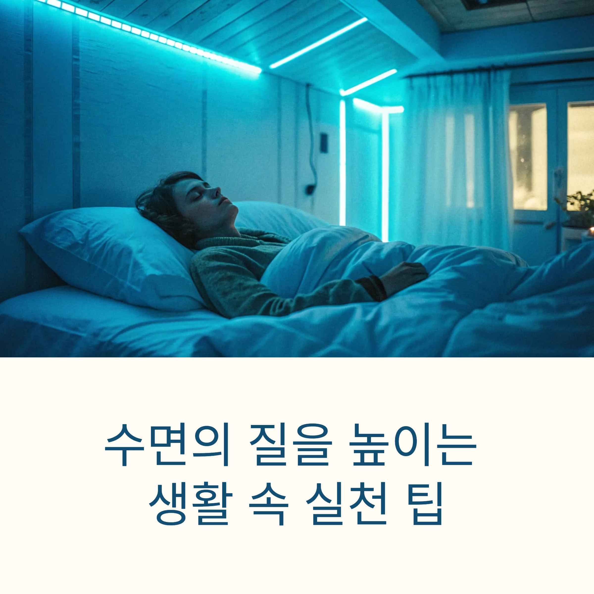 수면의 질을 높이는 생활 속 실천 팁
