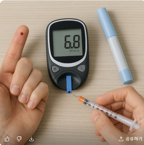혈당검사 당화혈색소(HbA1c)와 eAG(평균혈당)의 관계 총정리 관련 사진