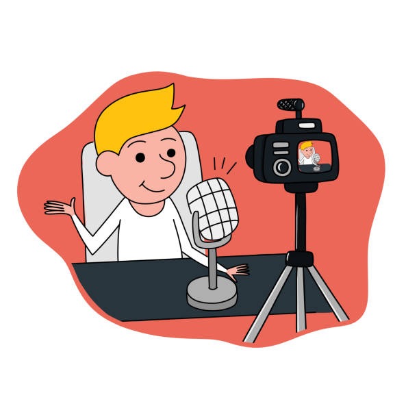 성공팔이 유튜버 일러스트