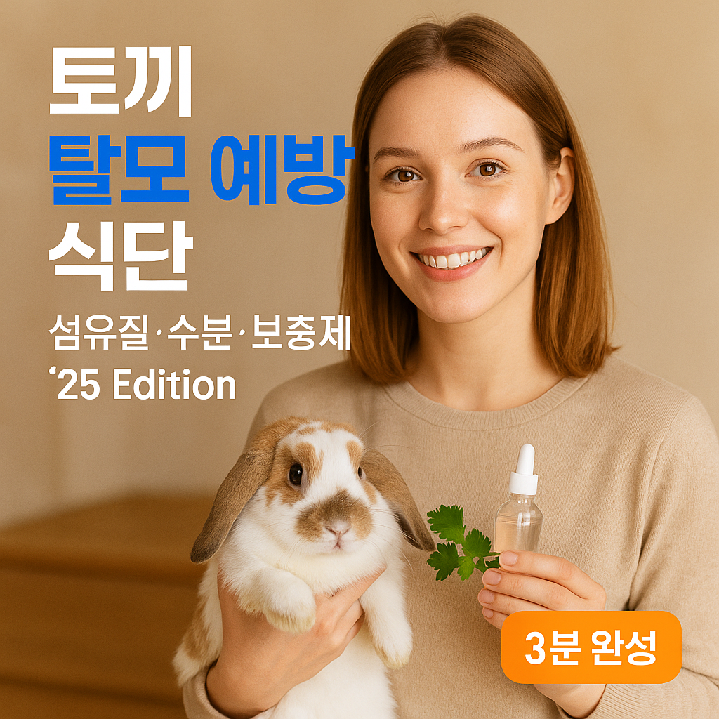 토끼 탈모 예방 식단 &ndash; 섬유질&middot;수분&middot;보충제 &rsquo;25 Edition