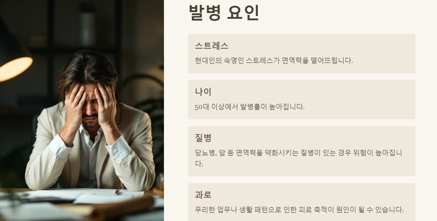 대상포진 초기증상 치료방법