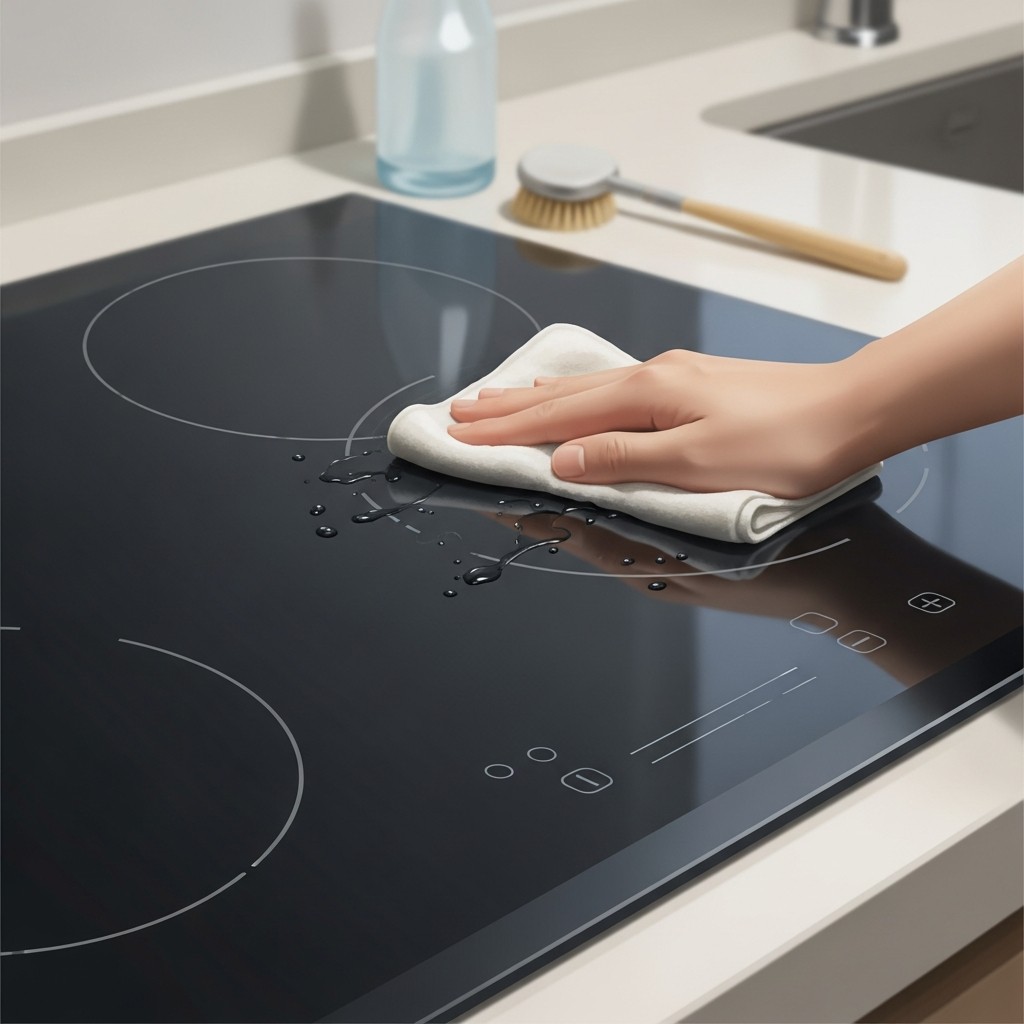 전기레인지 상판 청소