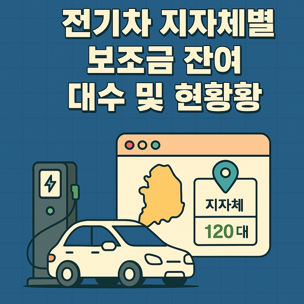 전기차 지자체별 보조금 잔여대수