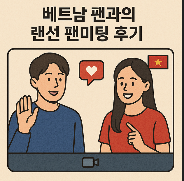 베트남 팬과의 랜선 팬미팅 후기