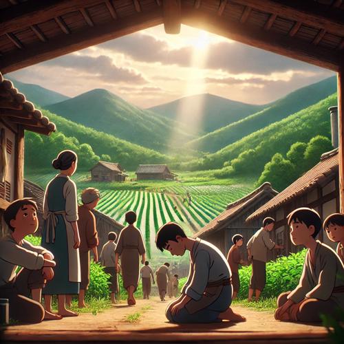 병마에 시달리는 보성 마을