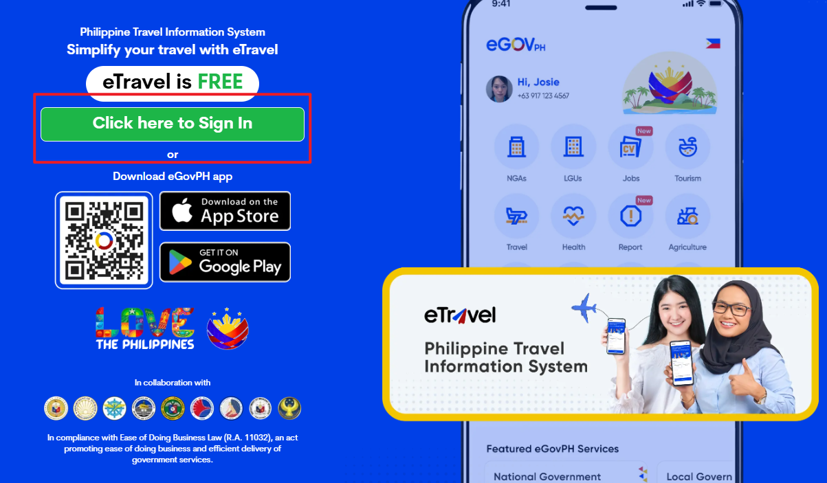 필리핀 이트래블 사이트