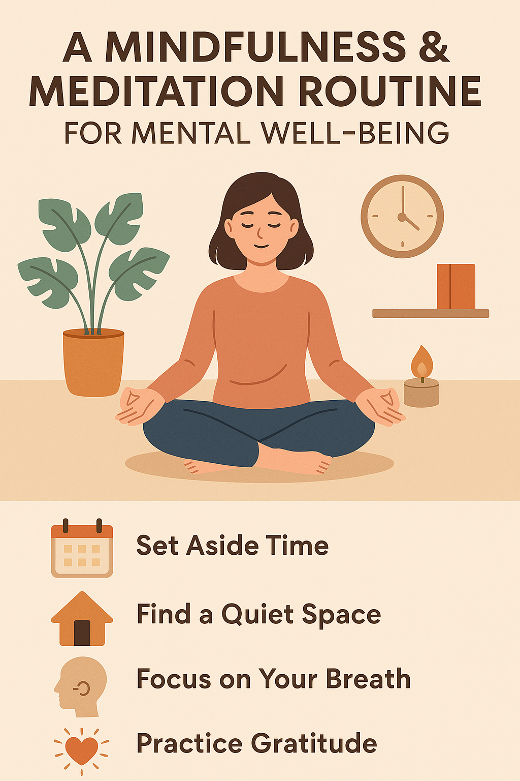 정신 건강을 위한 마인드풀니스 & 명상 습관