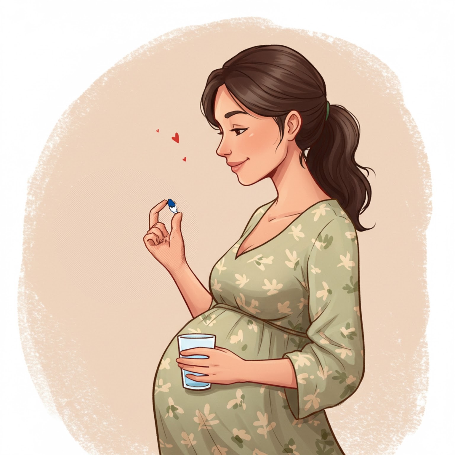 임신-초기-영양제-섭취-이미지