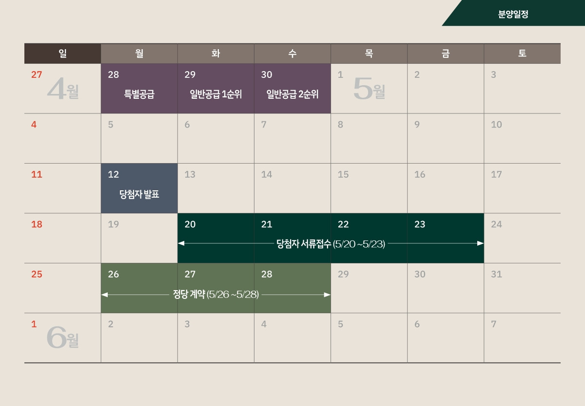 청약 일정
