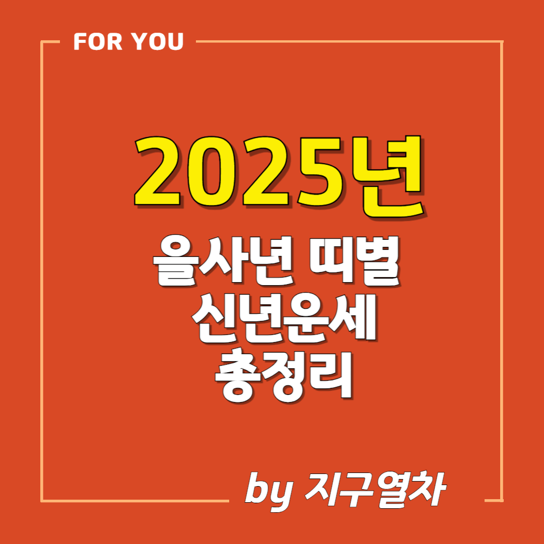 2025년 신년운세