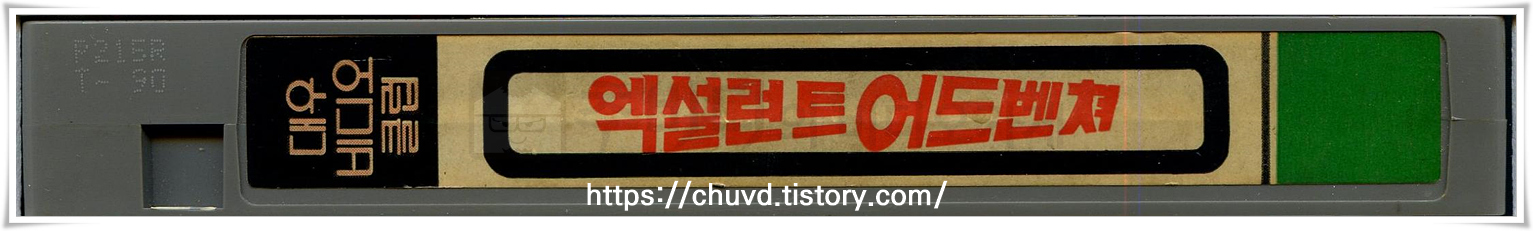 엑설런트어드벤쳐-비디오테이프 옆면