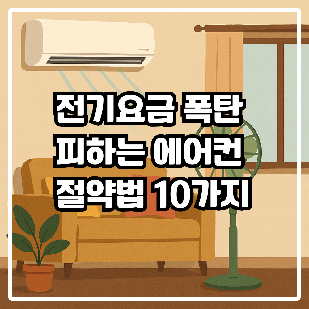 에어컨 전기요금 절약방법