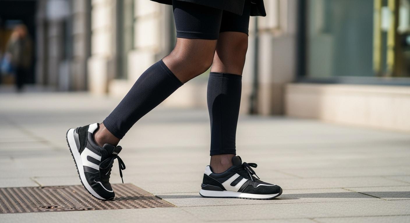 레깅스 스타킹 구두