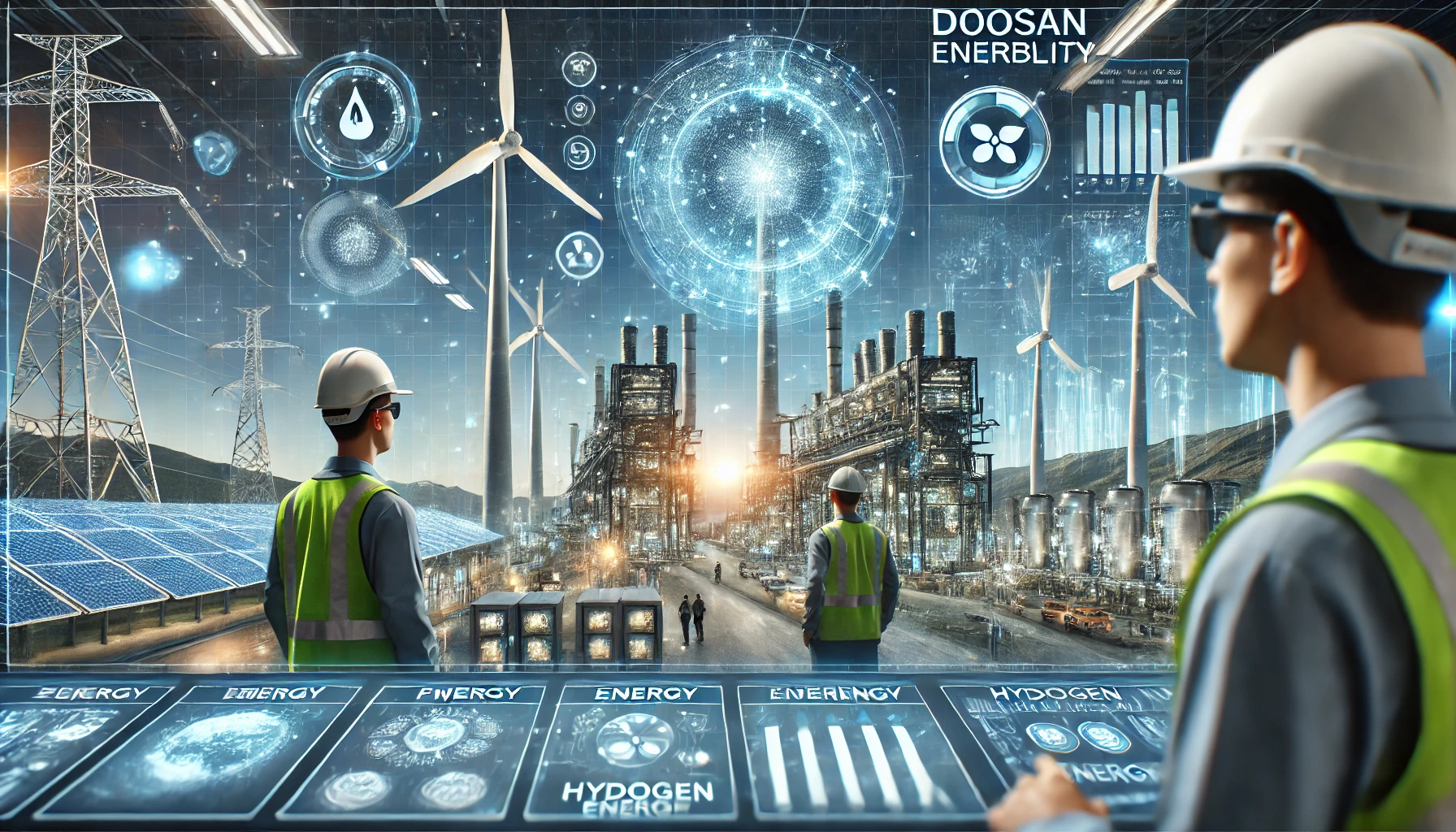 두산에너빌리티 기업이미지 형상화