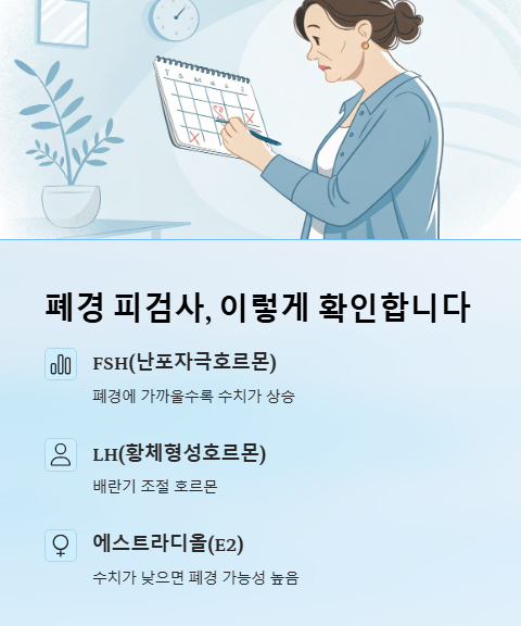 폐경 피검사 이렇게 확인 합니다