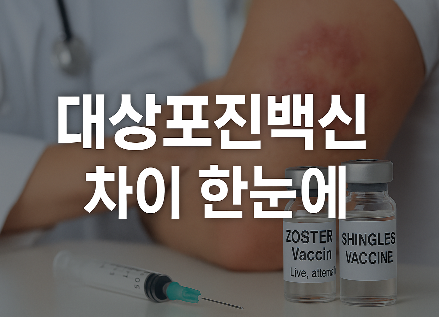 대상포진백신 차이 비교 한눈에 보기