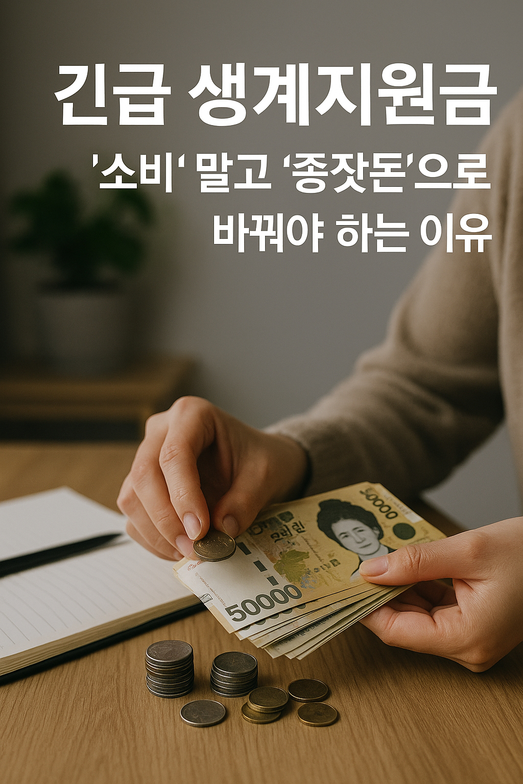 긴급 생계지원금, ‘소비’ 말고 ‘종잣돈’으로 바꿔야 하는 이유