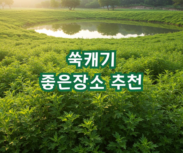 쑥캐기 좋은곳