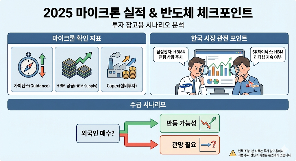 마이크론실적 반도체 체크 포인트