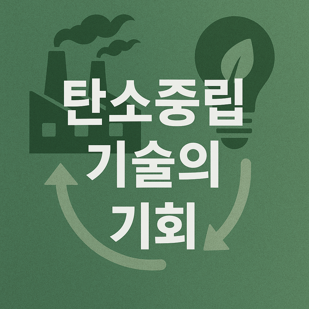 탄소중립 기술의 기회