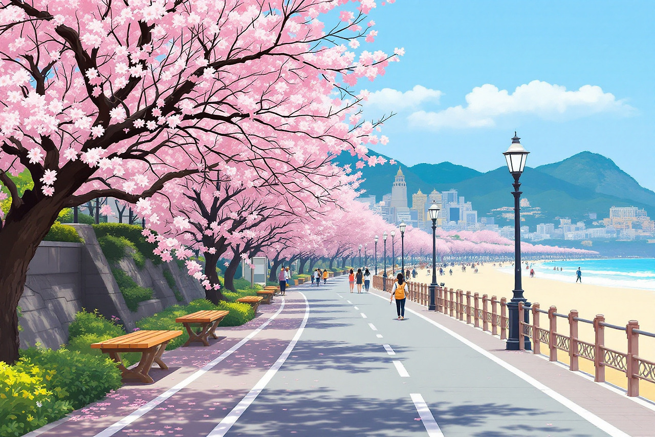 부산 해운대 달맞이 고개