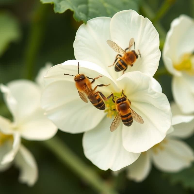 2. 자연수분 실패 – 벌이나 곤충이 없어요