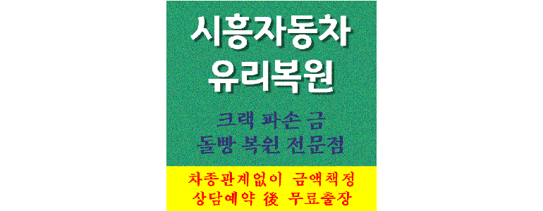 시흥시 자동차유리