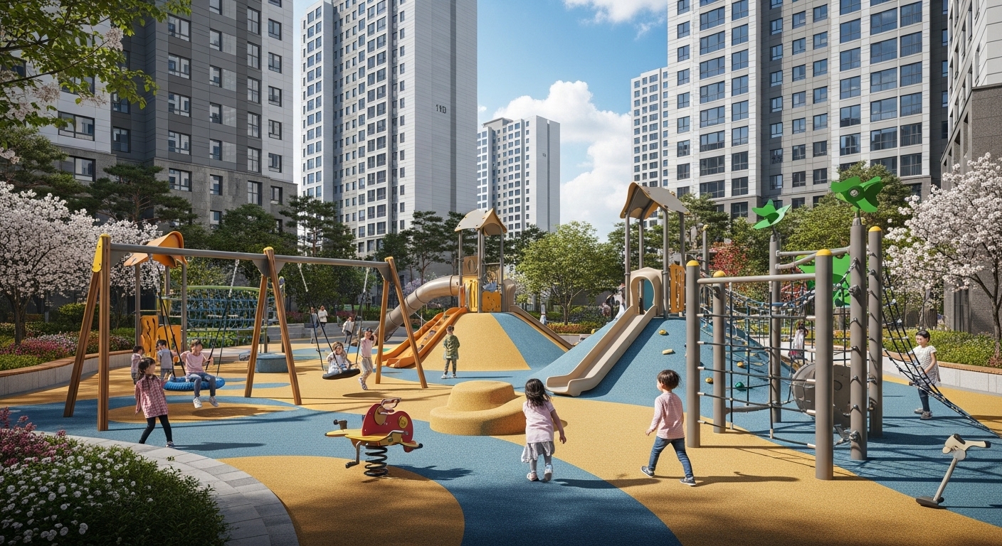 신축아파트 놀이터
