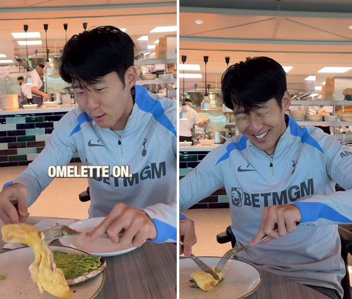 손홍민이 아침마다 먹는 3가지 음식