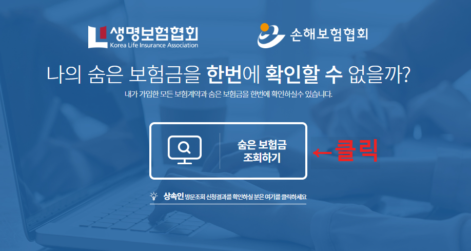 내보험 찾아줌 화면