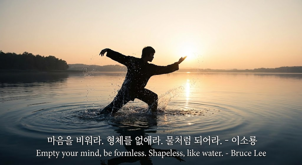 "물이 되어라, 친구여"세상과 싸우지 않고 이기는 법