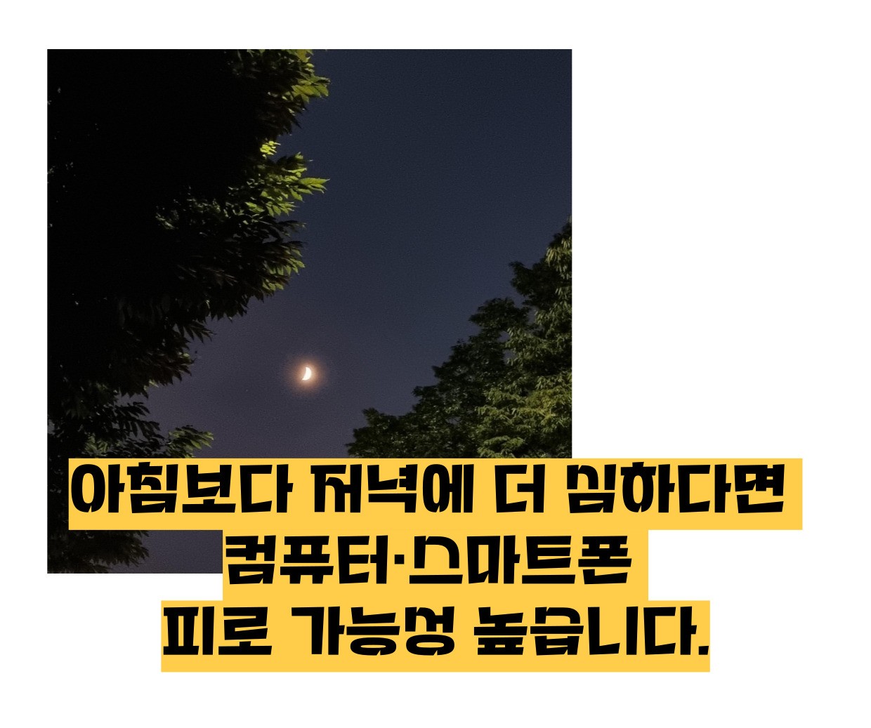 눈이 시리고 눈물이 나는 이유