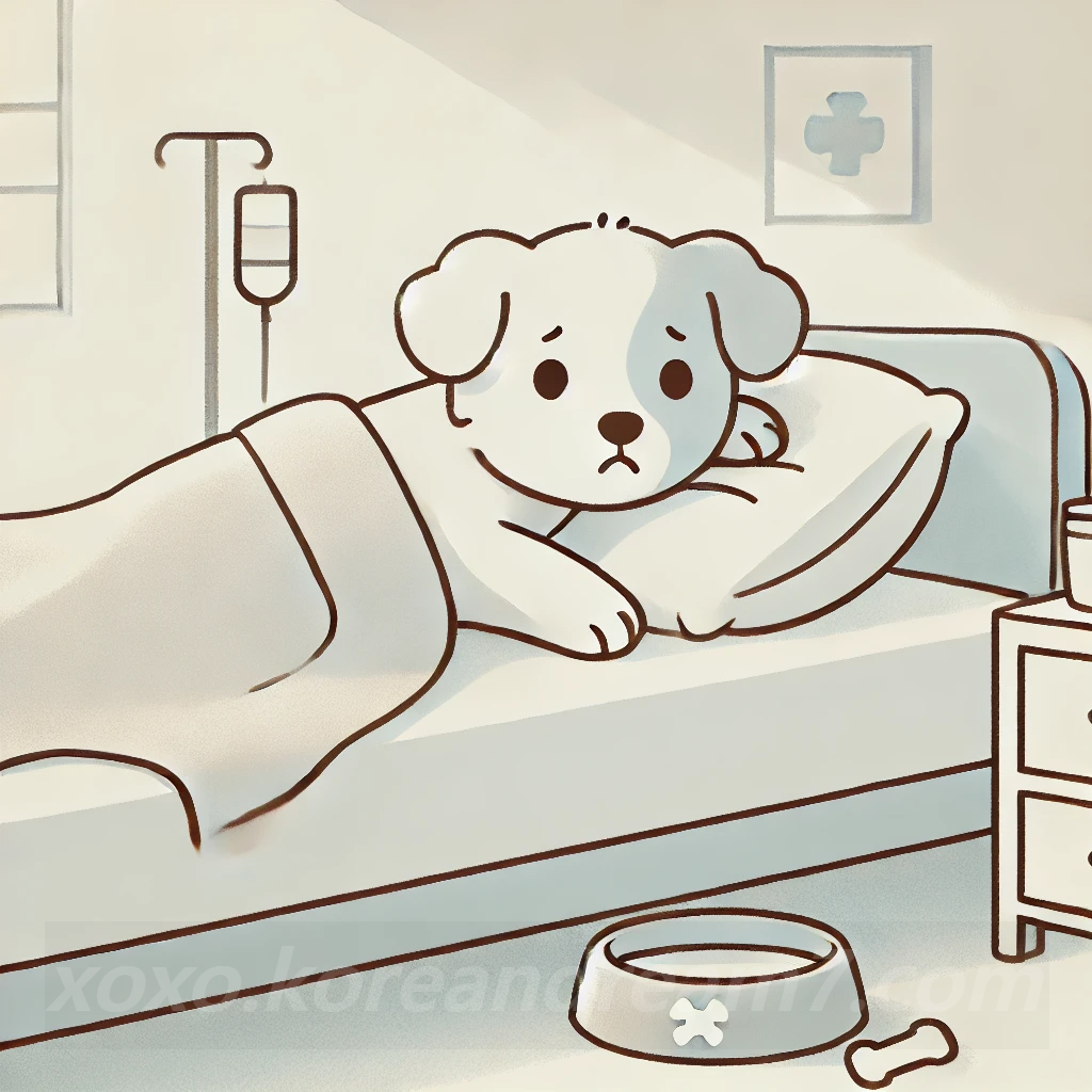 강아지가 아픈꿈