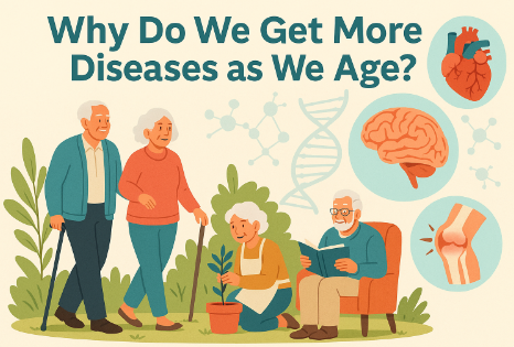 시니어들의 고령자 질환를 그림으로 표현