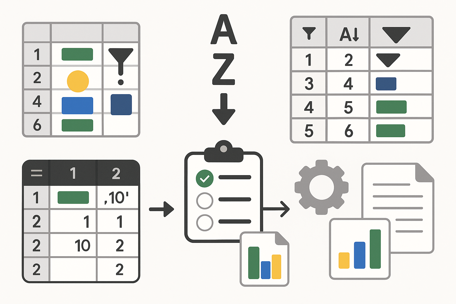 구글 시트 필터·정렬 완전 정복: 초보 실수 7가지 해결법 사진